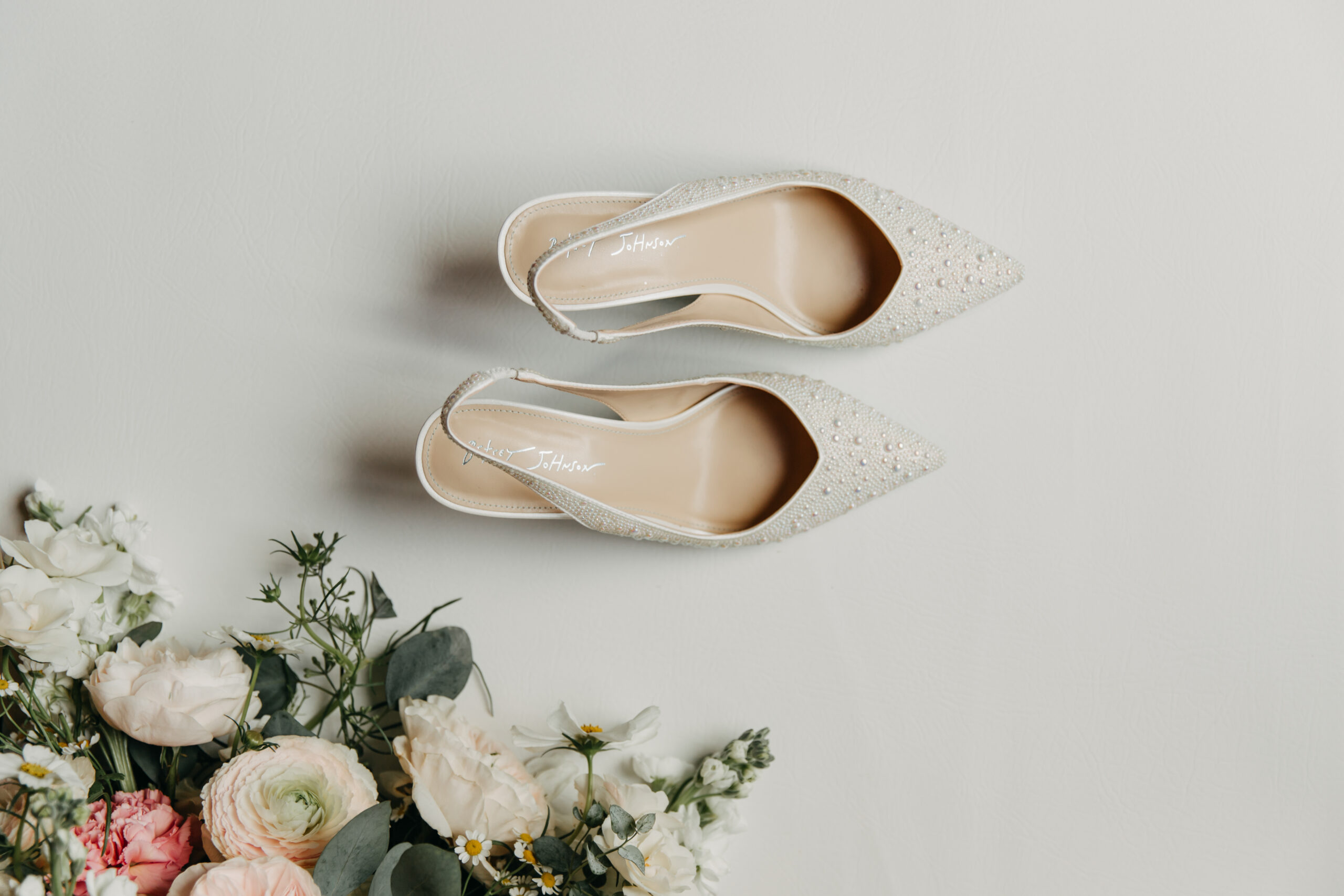 Wedding flat lay photo. Simplistic and editorial